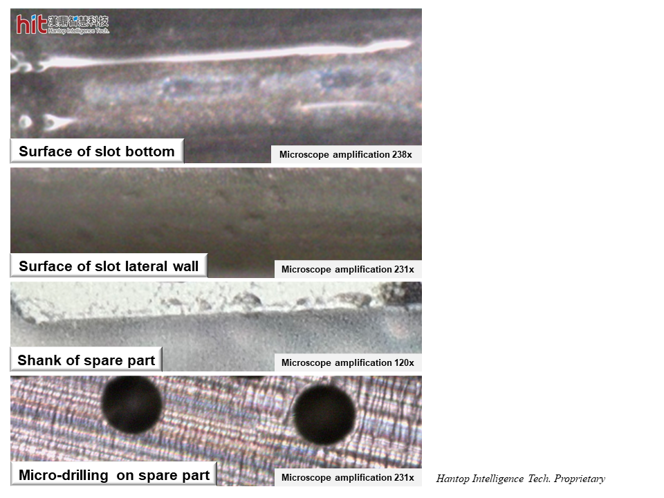 HIT ultrasonic-assisted micro-milling and micro-drillilng 420 stainless steel workpiece